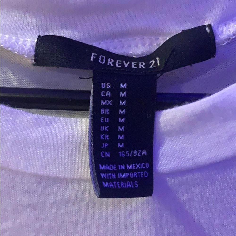 A white T-shirt